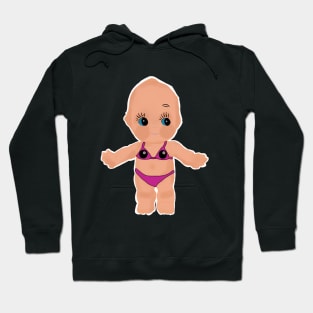 8ball bikini kewpie baby Hoodie